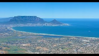 Stunning CAPE TOWN Landing  Singapore Airlines A359 Business Class [upl. by Anelav]