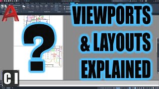 AutoCAD Viewports Explained Layout  Paper Space Tutorial amp MustKnow Tips [upl. by Luthanen]