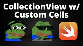 How to Make a CollectionView w Custom Cells Programmatically Swift UIKit [upl. by Benis]