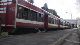 Ferrovias 7763  Lcomotora celeste Línea Belgrano Sur [upl. by Barbi763]