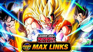 NEW BEST UNIT IN DOKKAN HISTORY ALREADY LEVEL 10 LINKS 100 EZA LR TEQ SSJ GOGETA Dokkan Battle [upl. by Elyagiba]