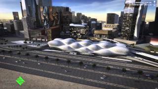 قطار الرياض  تصميم محطة مركز الملك عبدالله المالي  KAFD Metro Station Design [upl. by Hterag]