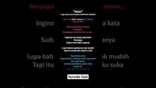 Sialan part cewek only  karaoke duet Voice by Kana [upl. by Hsinam62]