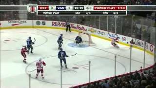 Vancouver Canucks vs Detroit Red Wings Highlights 1811 [upl. by Hemingway]