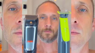 Electric Shaver OneBlade VS Philips Serie 3000 Beard Trimmer in Action [upl. by Amanda975]