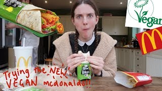 trying the new mcdonalds vegan menu [upl. by Anirehc]