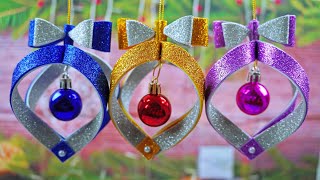 Handmade Christmas Ornaments🎄 Christmas Crafts Idea ❄️ Christmas Tree Decorations Idea🎄 [upl. by Morgen]