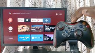 How to Connect Gamepad to Android Smart TV  Game Controller  Redgear Wireless Gamepad [upl. by Rebane]