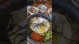 korean food bibimbop 🔥 hot stone Richmond Hill Gamasot [upl. by Rivkah]