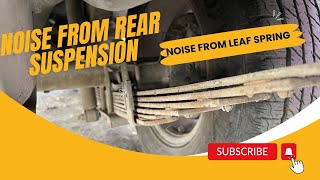 OME leaf spring noise  Rear Suspension Noise  Mahindra Thar [upl. by Ruttger]