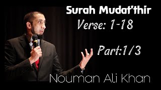 Surah Mudathir  Verse 118  Nouman Ali Khan [upl. by Tnecnivleahcim512]