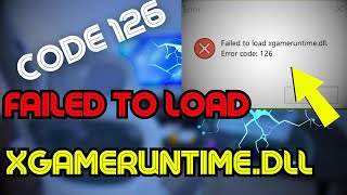 Fix Failed to load xgameruntimedll  Error code 126 in Windows 11  10  Fix xgameruntime ✅ [upl. by Rukna]