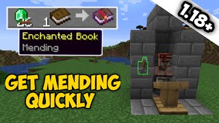 How to get Mending Enchantment Quick amp Easily in Minecraft PEBedrockJava 118 [upl. by Mosora]