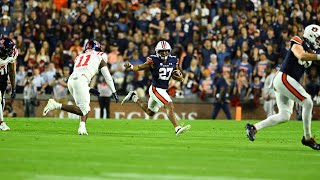 Auburn Football  Jarquez Hunter Touchdown vs Ole Miss [upl. by Kerwon]