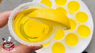 How To Make Lemon Drop Jello Shots Recipe [upl. by Thagard]