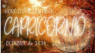 Signo de CAPRICORNIOOctubre [upl. by Ezana]