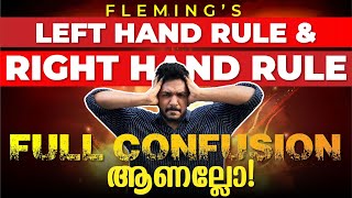 Flemings Left Hand Rule and Right Hand Rule എങ്ങനെ മനസിലാക്കി പഠിക്കാൻ Easy Trick  Exam Winner [upl. by Adnana]