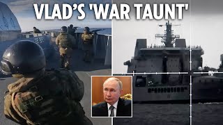 Russia releases dramatic footage of war games in ENGLISH CHANNEL  but is all it seems [upl. by Rehptsirhc357]