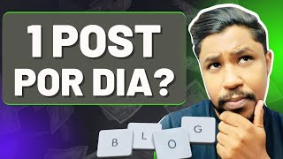 QUAL A FREQUÊNCIA CORRETA DE POSTAGEM NO BLOG [upl. by Acherman]