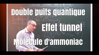 MPPC Mécanique quantiqueOscillations de la molécule dammoniac Centrale Physique 2016 PC [upl. by Irollam]