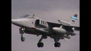 RAF Coltishall June 2005 Jaguars amp SU22 Fitter Part 1 [upl. by Akiehs]