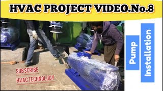 HVAC PROJECT VIDEO NO8 Pump Installation Related To hvac in Urdu\hindi [upl. by Aynav760]