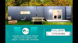 Luxury container homes  40HCLX container homes Florida [upl. by Emmer]