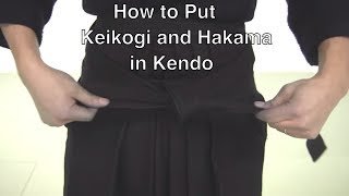 How to Put Kendogi and Kendo Hakama On HD Quality [upl. by Acisseg]