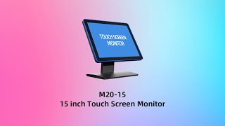 M2015 15 inch capacitive 10 point touch screen monitor [upl. by Icyak143]