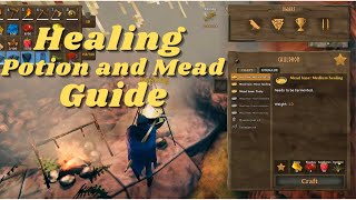 Valheim  Healing Potion and Mead Guide [upl. by Lussier88]