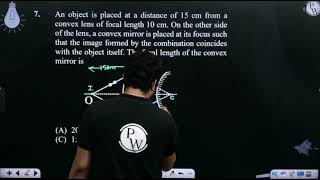 An object is placed at a distance of 15 cm from a convex lens of focal length 10 cm On the othe [upl. by Webster]