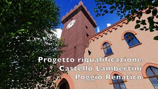 Poggio Renatico castello Lambertini il cantiere post sisma [upl. by Nilyad157]