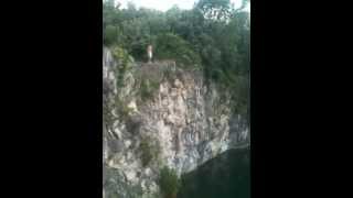 Verplank QuarryBig Cliff Jump [upl. by Menis]