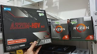 DIA TELAH KEMBALI ASROCK A320M HDV R40 BIOS TERBARU SUPPORT RYZEN 5000 SERIES Tes Ryzen 4600G [upl. by Mcnamee525]