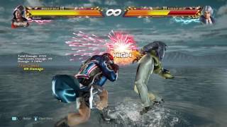 Tekken 7 PS4  Steve Rage Art Combo [upl. by Okomom]