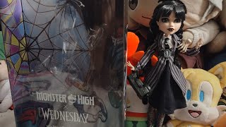 MONSTER HIGH X WENDSDAY  WENDSDAY ADDAMS UNBOXING REVIEW [upl. by Nahtannhoj908]