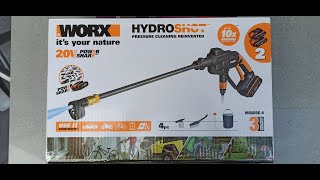 Worx Hydroshot WG620E4  AkkuDruckreiniger 20V  Vorstellung und Test  Gerät   Service [upl. by Ydne934]