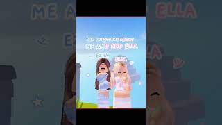 ask questions about me and ella  roblox  everezra  roblox blowup robloxshorts fypシ゚viral [upl. by Dragde326]