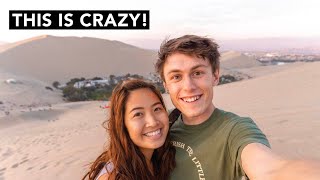 24 Hours in Huacachina Peru Insane Dune Buggy Ride 🇵🇪 [upl. by Rebmak757]