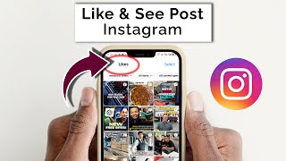 How to Like amp See Post Like on Instagram [upl. by Lareine]