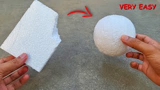 How to make thermocol balls for solar system school project  DIY thermocol balls making [upl. by Harlene653]