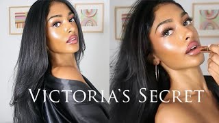 how to do your makeup like a VICTORIA’S SECRET ANGEL 👼 🎀 brown girl friendly tutorial [upl. by Preston]