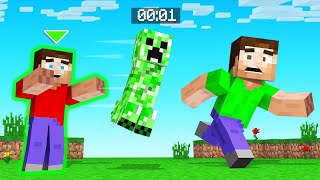 PASS The CREEPER Before It EXPLODES Minecraft [upl. by Aiyn623]