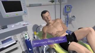 Arrivée aux urgences avec un Pneumothorax  simulateur numérique en réalité virtuelle [upl. by Crin]