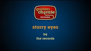 the records  starry eyes karaoke [upl. by Sillad]