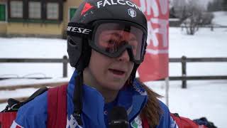 Nazionale Femminile di sci alpino in valle di Fassa [upl. by Middlesworth90]