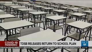 TDSB releases back to school plan [upl. by Stovall790]