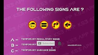 The following signs are  k53 learners test south africa [upl. by Amick]