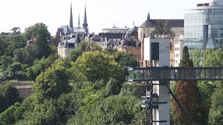 Luxemburg Panoramaaufzug Pfaffenthal Oberstadt [upl. by Margi780]