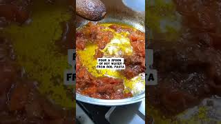 How to prepare Nduja sauce with tomato in spaghetti shorts food recipe [upl. by Leuams415]